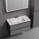 Тумба под раковину Sancos Folk 90 FL90GS подвесная Grey soft