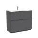 Тумба под раковину Sancos Folk Floor 100 FL100FGS цвет Grey soft