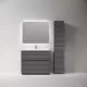 Тумба под раковину Sancos Folk Floor 100 FL100FGS цвет Grey soft