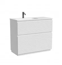 Тумба под раковину Sancos Folk Floor 100 L FL100FLW цвет Bianco
