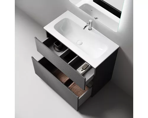 Тумба под раковину Sancos Folk Floor 90 FL90FGS цвет Grey soft