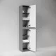 Шкаф пенал Sancos Folk Floor 35 PFL35FGS цвет Grey soft