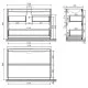 Тумба под раковину Sancos Libra Floor 120 LB120F-1ECH Дуб чарльстон