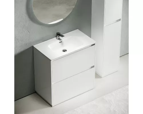 Тумба под раковину Sancos Libra Floor 80 LB80FW Белый глянец