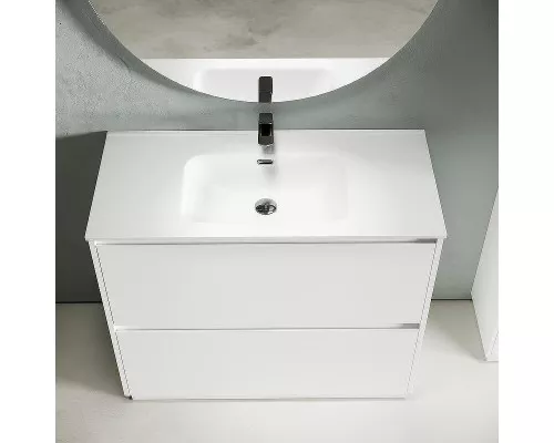 Тумба под раковину Sancos Libra Floor 100 LB100FW Белый глянец
