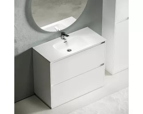 Тумба под раковину Sancos Libra Floor 100 LB100FW Белый глянец