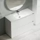 Тумба под раковину Sancos Libra Floor 120 LB120F-1W Белый глянец