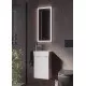 Тумба под раковину Sancos Mini 37 L MN35WL подвесная Белый глянец
