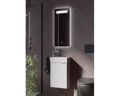 Тумба под раковину Sancos Mini 37 L MN35WL подвесная Белый глянец