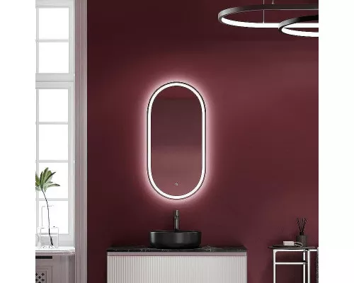 Зеркало Sancos Oval 45 OV45F с подсветкой с сенсорным выключателем и диммером