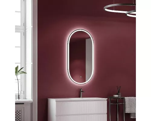 Зеркало Sancos Oval 55 OV55F с подсветкой с сенсорным выключателем и диммером