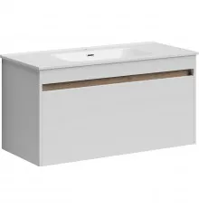 Тумба под раковину Sancos Smart 100 SM100W подвесная Белый глянец