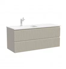 Тумба под раковину Sancos Snob R 120 L SNR120LCE подвесная цвет Beige Soft
