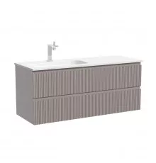 Тумба под раковину Sancos Snob R 120 L SNR120LSM подвесная цвет Doha Soft