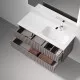 Тумба под раковину Sancos Snob R 120 R SNR120RSM подвесная цвет Doha Soft