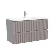 Тумба под раковину Sancos Snob R 100 SNR100/39SM подвесная цвет Doha Soft