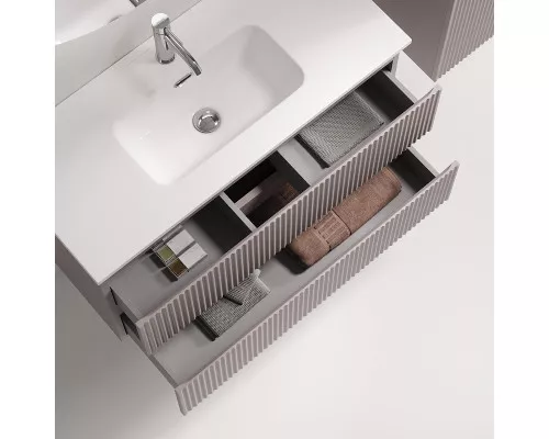 Тумба под раковину Sancos Snob R 90 SNR90/39SM подвесная цвет Doha Soft