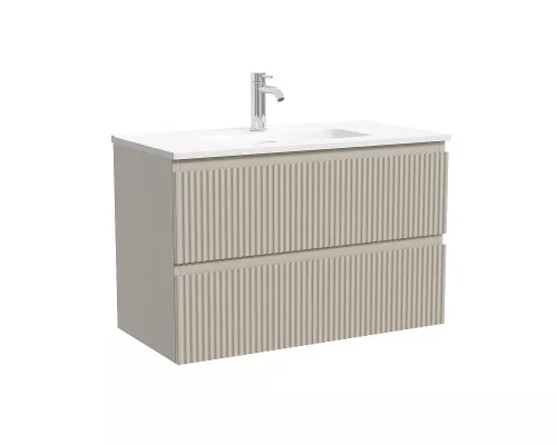 Тумба под раковину Sancos Snob R 80 SNR80/39CE подвесная цвет Beige Soft
