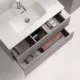 Тумба под раковину Sancos Snob R 80 SNR80/39SM подвесная цвет Doha Soft