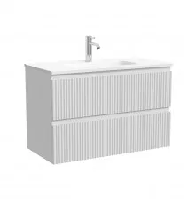 Тумба под раковину Sancos Snob R 80 SNR80/39W подвесная цвет Bianco