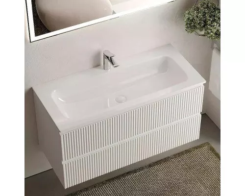 Тумба под раковину Sancos Snob R 100 SNR100W подвесная Bianco