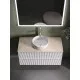 Тумба под раковину Sancos Snob R 100 SNR100W подвесная Bianco