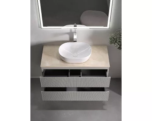 Тумба под раковину Sancos Snob R 100 SNR100CE подвесная Beige Soft