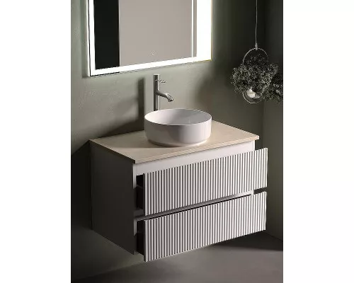 Тумба под раковину Sancos Snob R 80 SNR80W подвесная Bianco