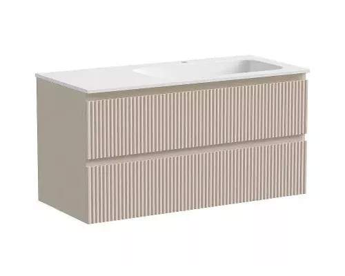 Тумба под раковину Sancos Snob R 100 R SNR100RCE подвесная Beige Soft