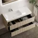Тумба под раковину Sancos Snob R 100 L SNR100LCE подвесная Beige Soft