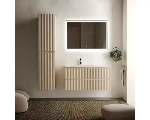 Тумба под раковину Sancos Snob R 100 L SNR100LCE подвесная Beige Soft