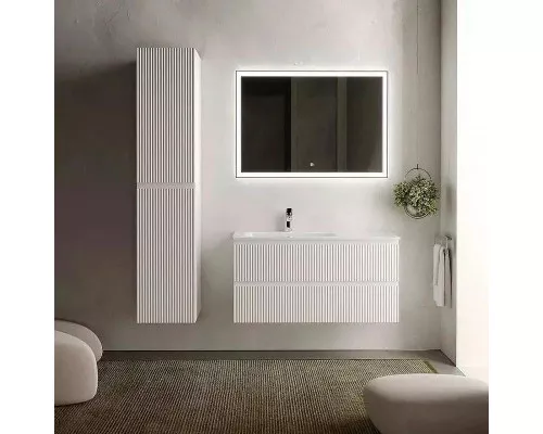 Тумба под раковину Sancos Snob R 100 L SNR100LW подвесная Bianco