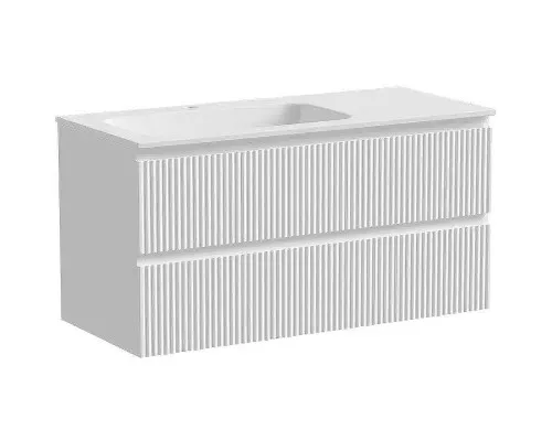 Тумба под раковину Sancos Snob R 100 L SNR100LW подвесная Bianco