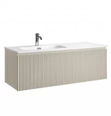 Тумба под раковину Sancos Snob R 1.0 120 L SNR1.0120LCE подвесная цвет Beige Soft