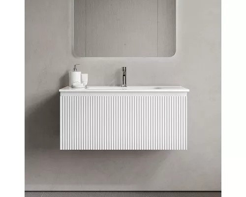 Тумба под раковину Sancos Snob R 1.0 90 SNR1.090W подвесная цвет Bianco