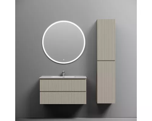 Тумба с раковиной Sancos Snob T 90 SNT90CE+Ceramicanova Element 90 CN7002 подвесная Beige Soft