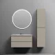 Тумба с раковиной Sancos Snob T 90 SNT90CE+Ceramicanova Element 90 CN7002 подвесная Beige Soft