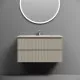 Тумба с раковиной Sancos Snob T 90 SNT90CE+Ceramicanova Element 90 CN7002 подвесная Beige Soft