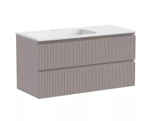 Тумба под раковину Sancos Snob T 100 L SNT100LSM подвесная Doha Soft