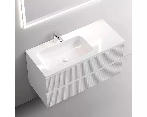 Тумба под раковину Sancos Snob T 100 L SNT100LW подвесная Bianco