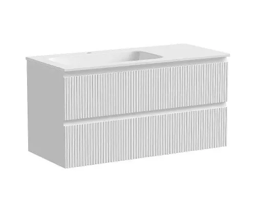 Тумба под раковину Sancos Snob T 100 L SNT100LW подвесная Bianco