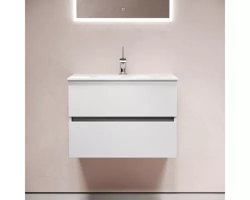 Тумба под раковину Sancos Urban 70 UR70W подвесная Белый глянец