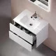 Тумба под раковину Sancos Urban 70 UR70W подвесная Белый глянец