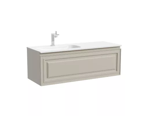Тумба под раковину Sancos Very 120 L VR120LCE подвесная цвет Beige Soft