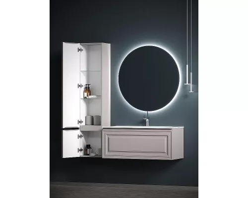 Шкаф пенал Sancos Very 35 L PVR35LSM подвесной Doha Soft