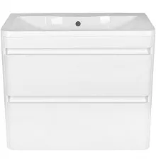 Тумба под раковину Style Line Атлантика Люкс Plus 80 СС-00000691 подвесная Белая