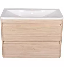 Тумба под раковину Style Line Атлантика 100 Люкс Plus ЛС-00000686 подвесная Ясень перламутр