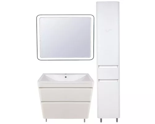 Купить Тумба под раковину Style Line Атлантика Люкс Plus 90 СС-00002212 Антискрейч в магазине сантехники Santeh-Crystal.ru