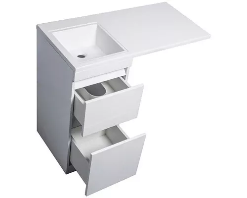 Приобрести Тумба под раковину Style Line Даллас Люкс Plus 100 СС-00002346 Белая в магазине сантехники Santeh-Crystal.ru