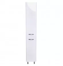 Шкаф пенал Style Line Каре 30 СС-00002271 Люкс Plus с бельевой корзиной Белый